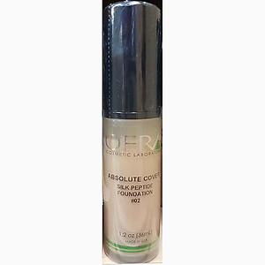 Ofra makeup absolute cover silk peptide foundation no.2 1.2Oz 36ml